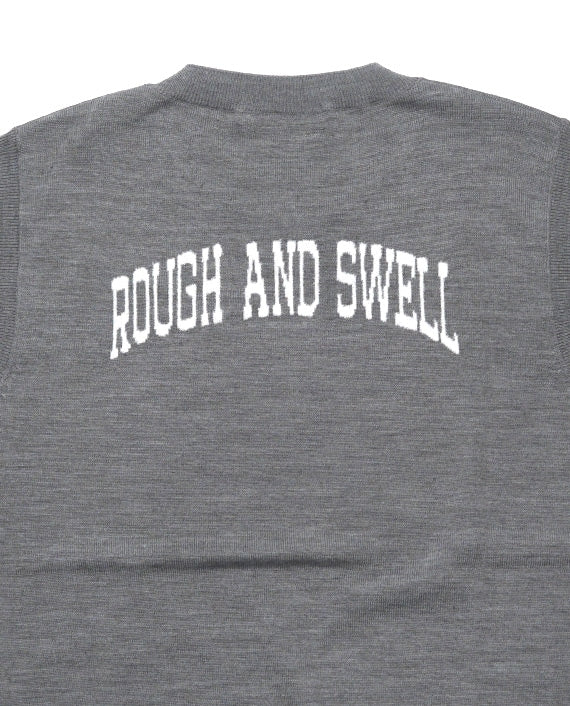 rough&swell RED BUS VEST GRAY