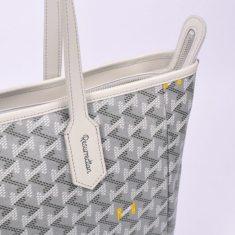 【Resurrection】LANIUS BIZ トートバッグ SILVER GRAY（ZZRES-LABZ）
