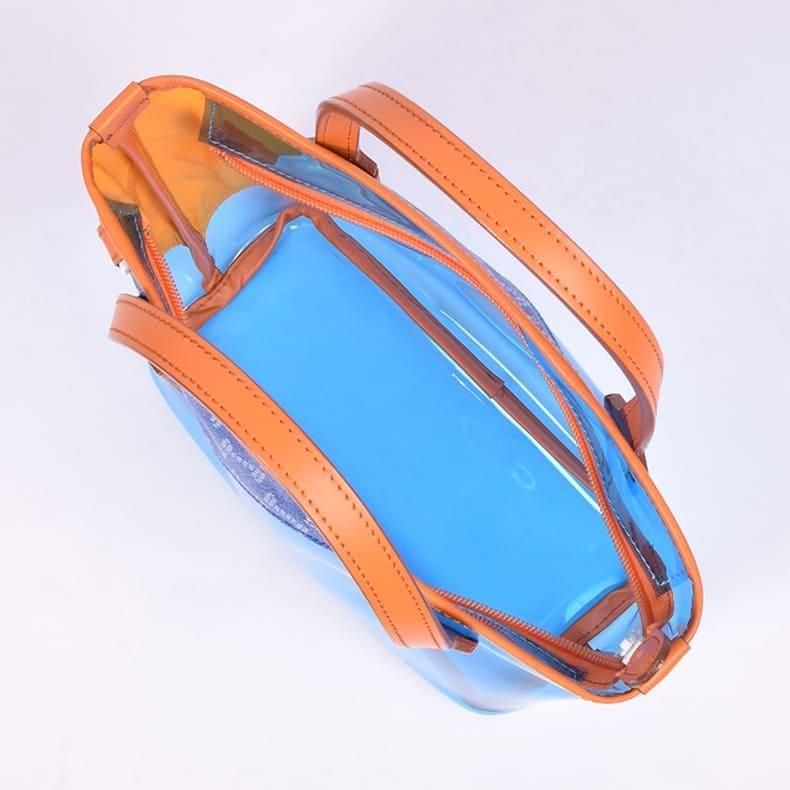 【Resurrection】LANIUS CLEAR NO.2 カートバッグ M.BLUE/OR（ZZRES-LAC2）