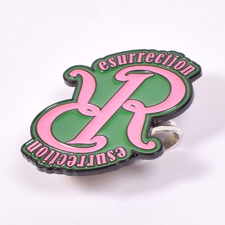 【Resurrection】CLIP MARKER (RRLOGO) マーカー PINK/GREEN