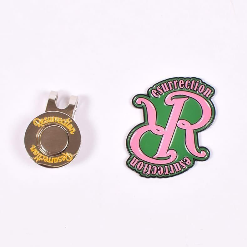 【Resurrection】CLIP MARKER (RRLOGO) マーカー PINK/GREEN