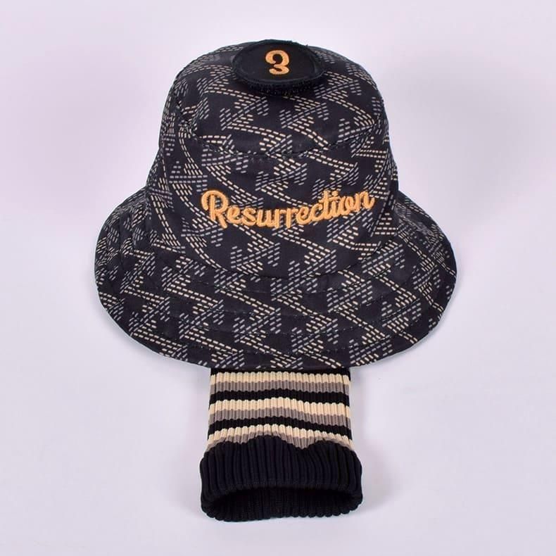 【Resurrection】ハットヘッドカバー FW D.BLACK（ZZRES-RRHDC00501）