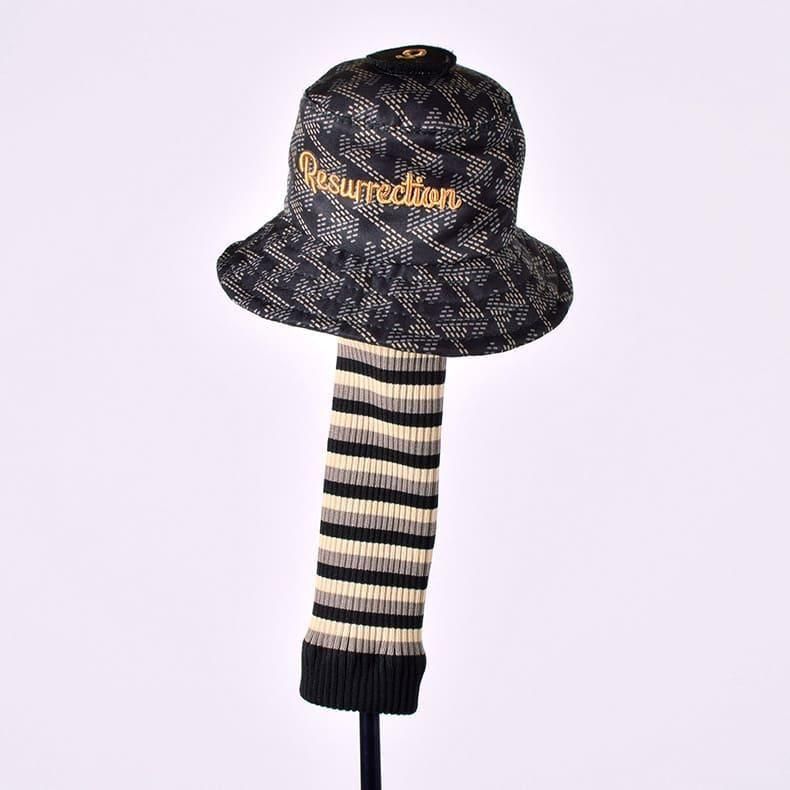 【Resurrection】ハットヘッドカバー FW D.BLACK（ZZRES-RRHDC00501）