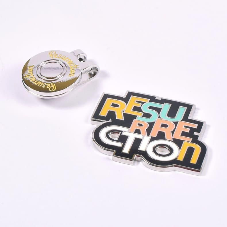 【Resurrection】クリップマーカー (カラフルロゴ) BLACK