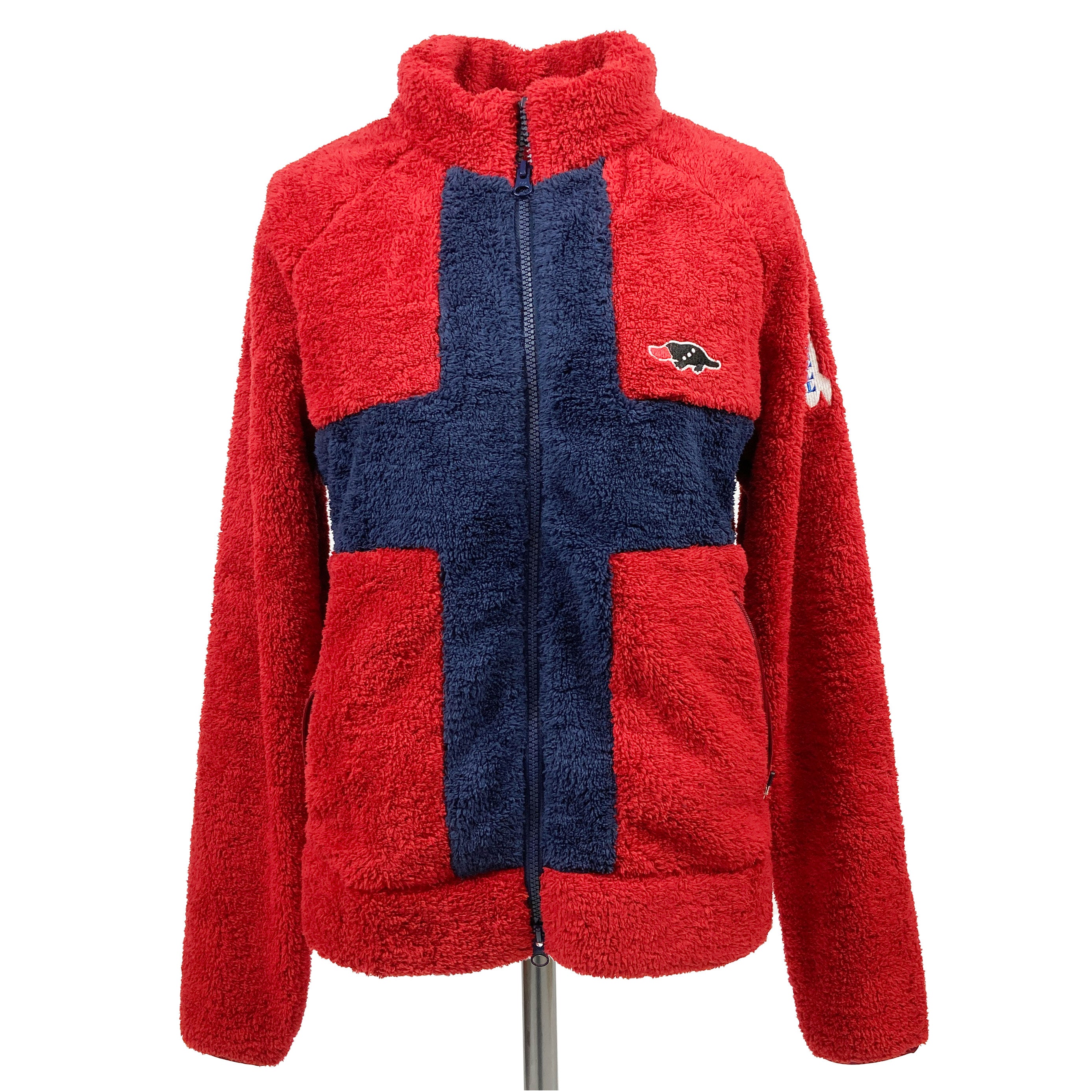 【rough&swell】MEN'S BIG CROSS Sサイズ［RED］（RSL-21210）