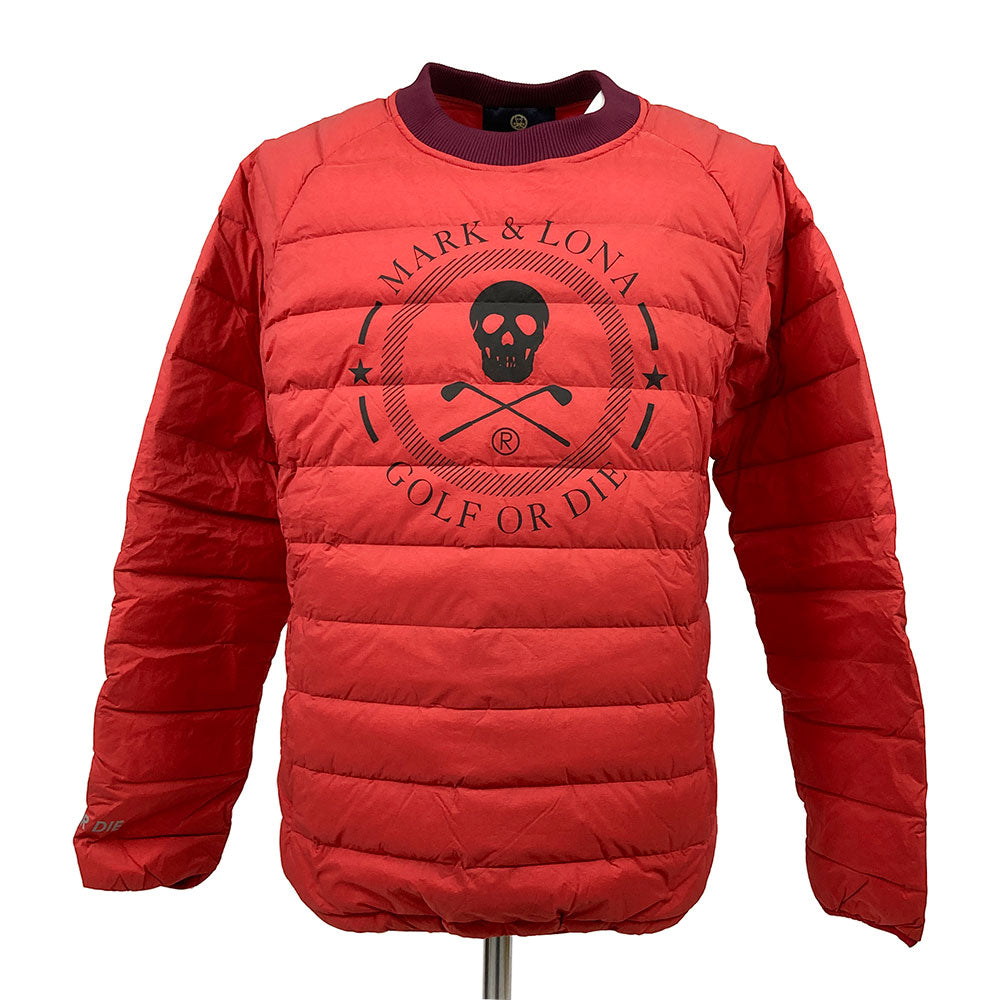 【MARK＆LONA】MEN'S ダウンジャケット Mサイズ［RED］（MLM-1C-AC06）