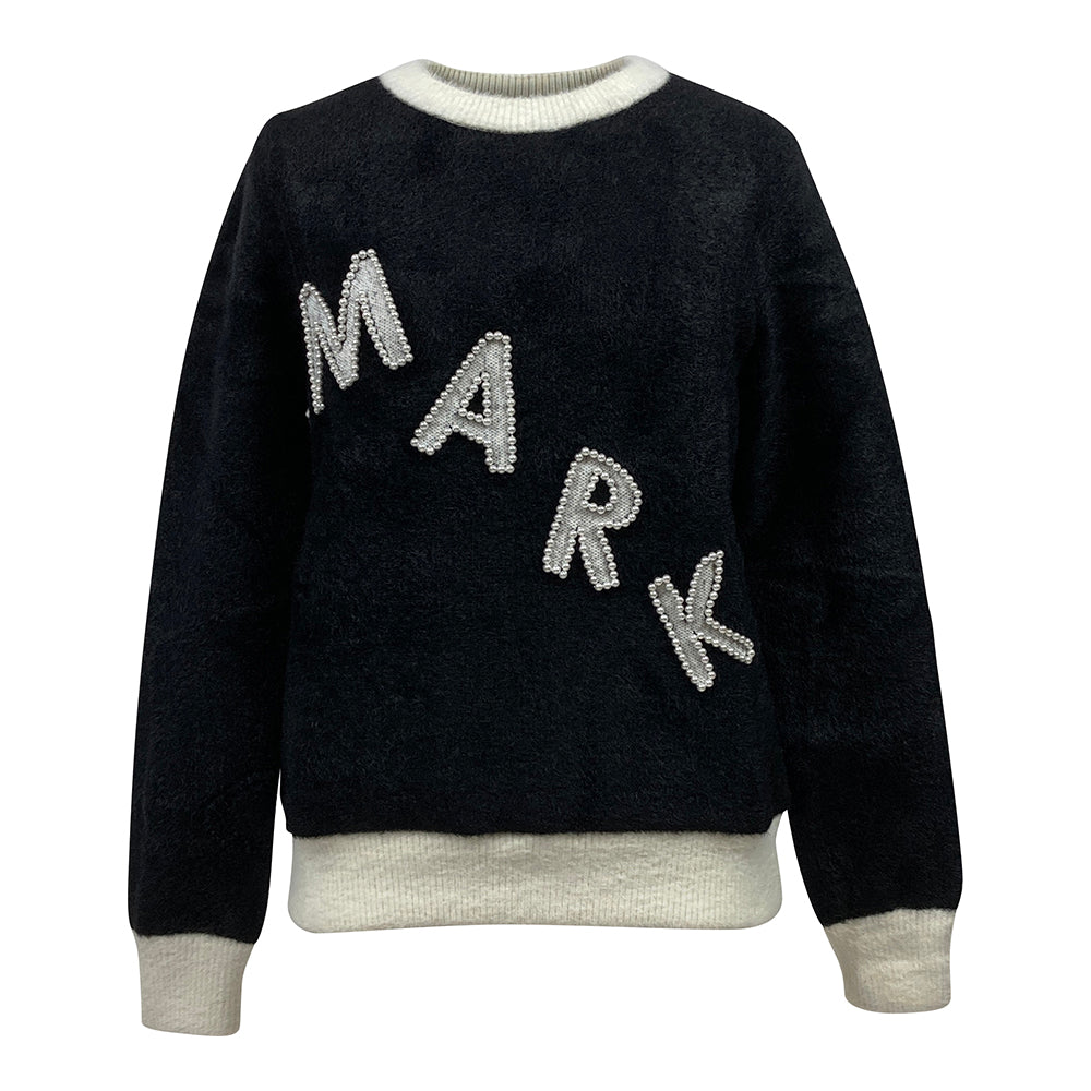 【MARK＆LONA】WOMEN'S KNITS/VESTS (Orthor Supreme Knit Top ブラック  S・Mサイズ（MLW-2D-AB03）