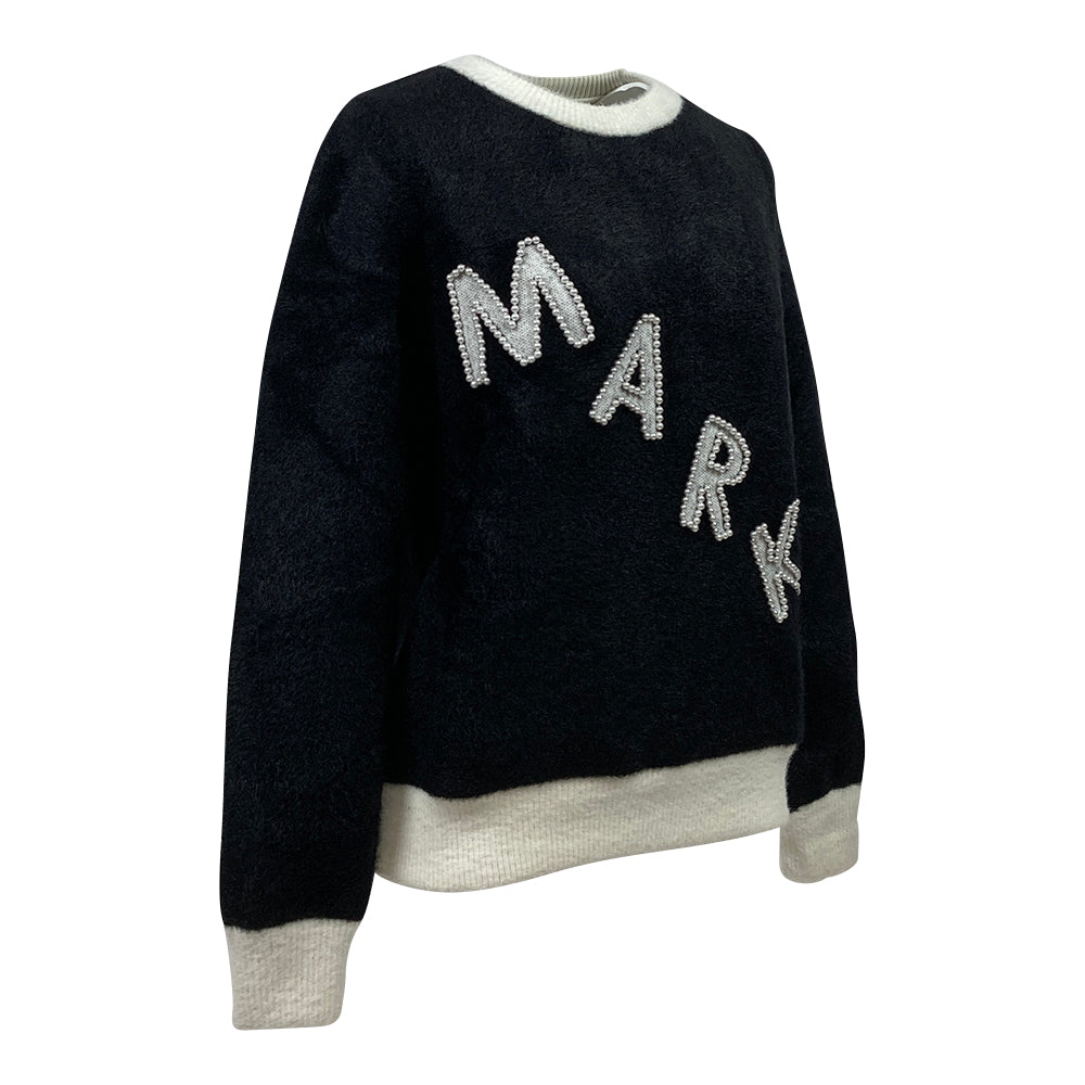 【MARK＆LONA】WOMEN'S KNITS/VESTS (Orthor Supreme Knit Top ブラック  S・Mサイズ（MLW-2D-AB03）