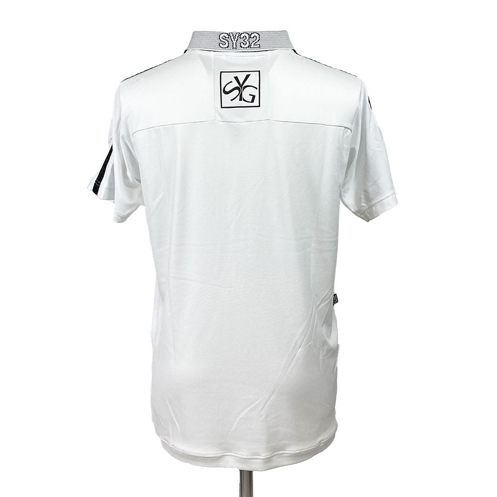 【SY32】 Carvico 3D MEDIUM POLO［WHITE］Mサイズ（SYG-23ABS25）