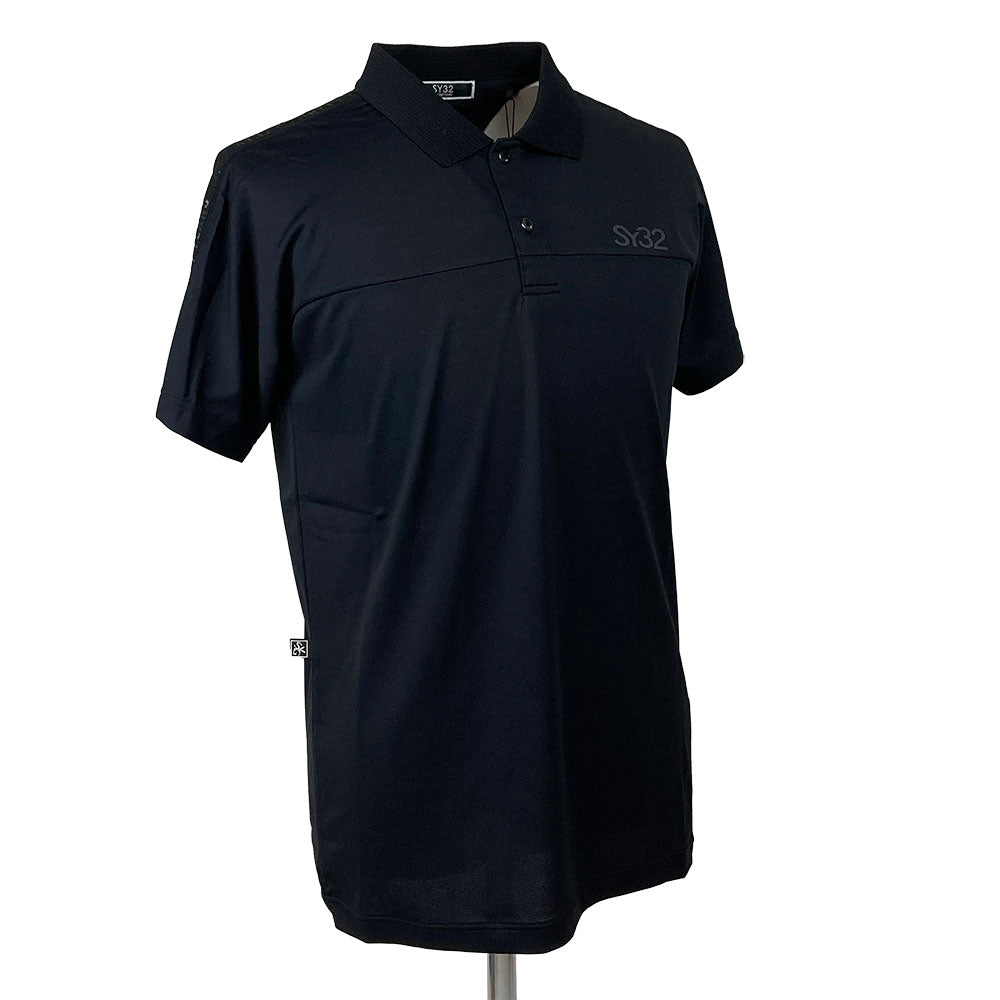 【SY32】 Carvico 3D MEDIUM POLO［BLACK］Mサイズ（SYG-23ABS25）