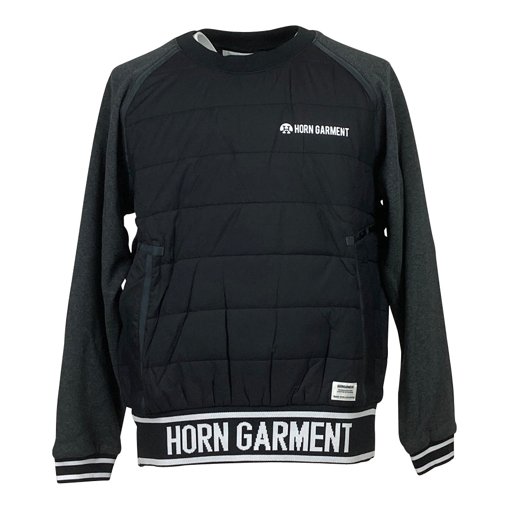 【HORN GARMENT】MEN'S メンズ防寒 プルオーバー［BLACK］ M・XLサイズ（HCM-1C-AC05）