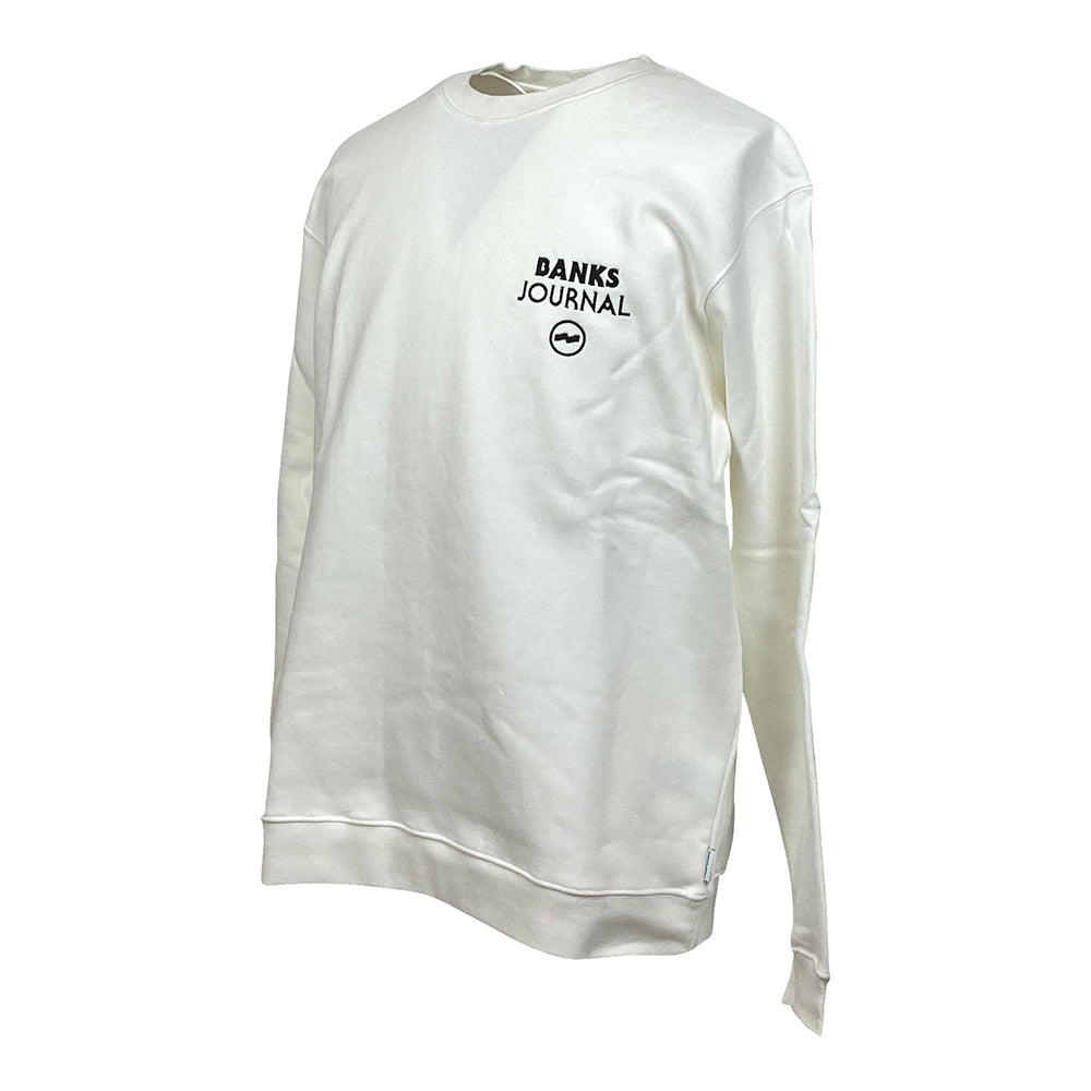 【BANKS JOURNAL】MEN'S HARNESS CREW［OFF WHITE］L・XLサイズ(ASMU1062)