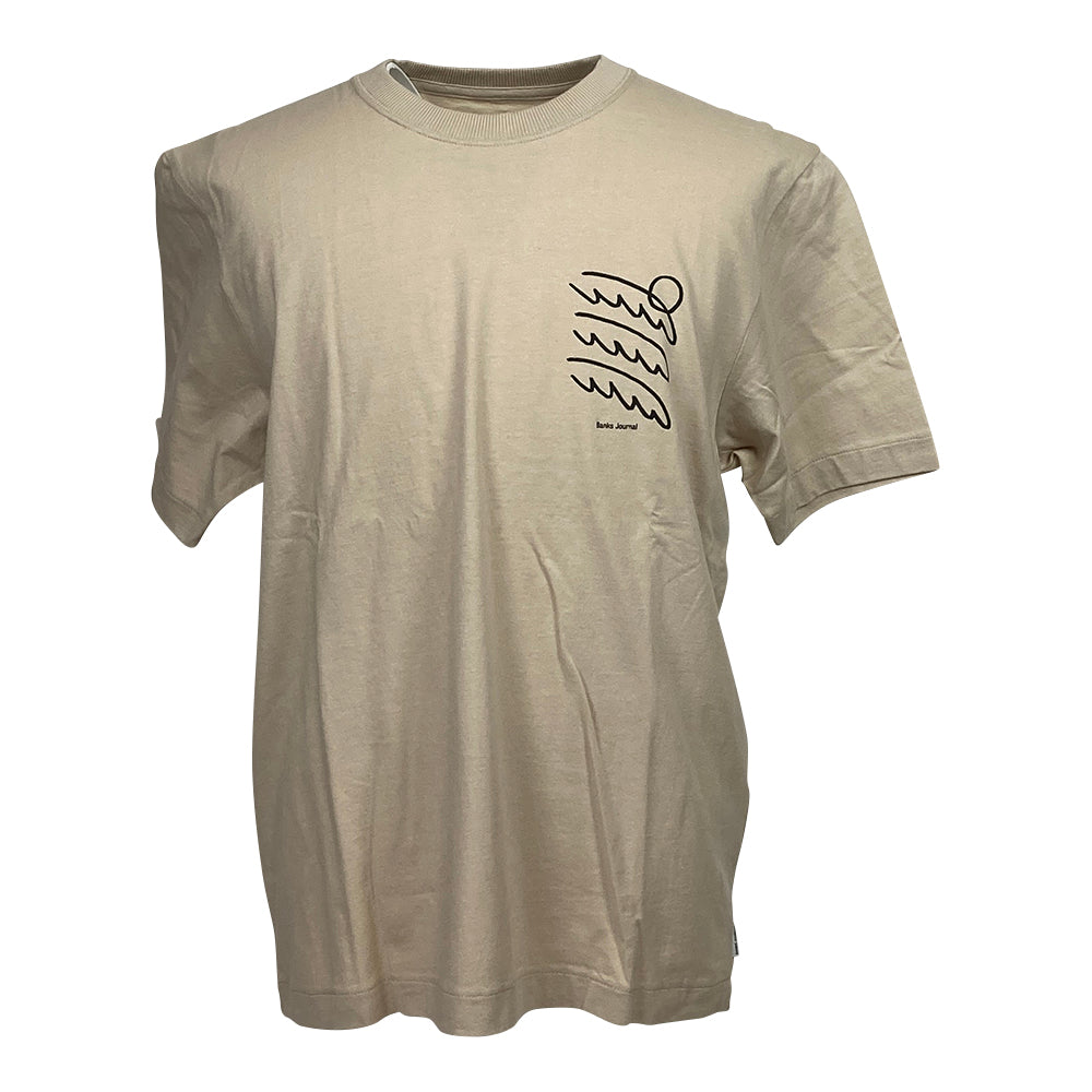 【BANKS JOURNAL】MEN'S VAN GUARD TEE BONE  Lsaizu  (ATS0826)