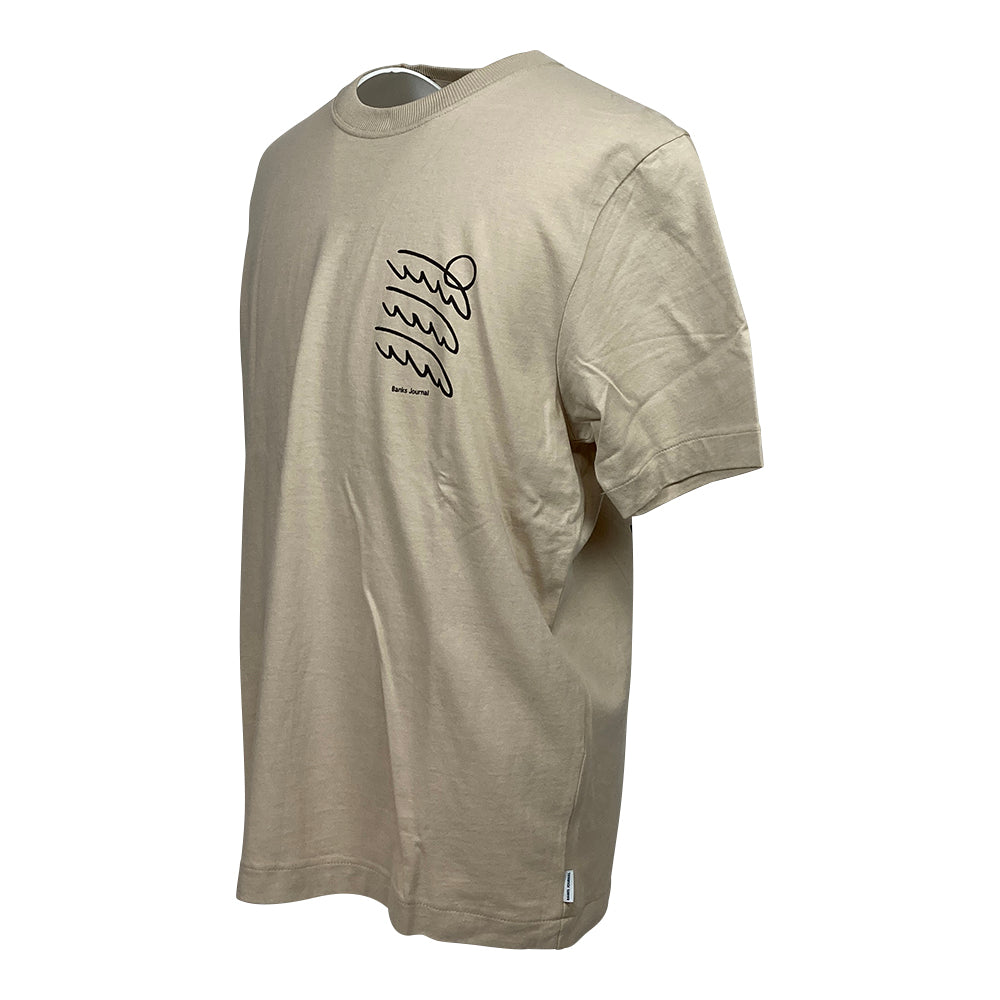 【BANKS JOURNAL】MEN'S VAN GUARD TEE BONE  Lsaizu  (ATS0826)