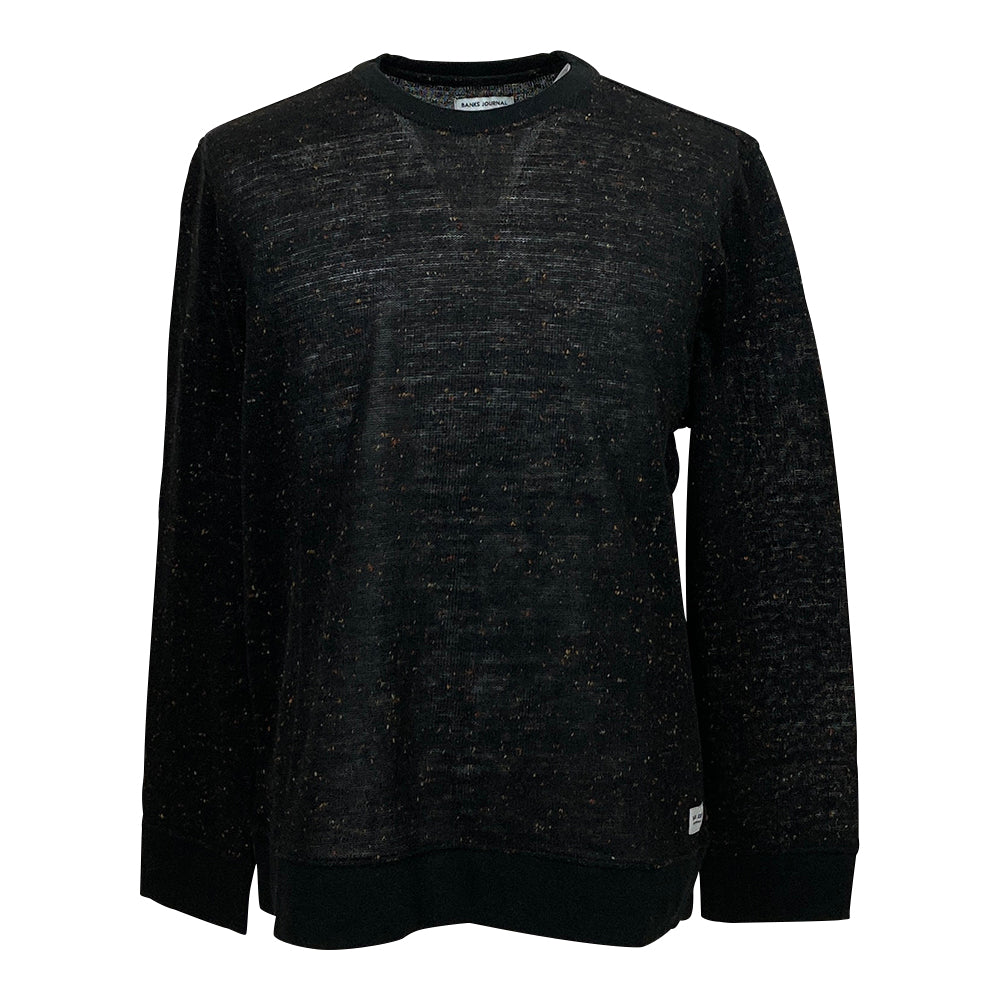 【BANKS JOURNAL】MEN'S MIDNIGHT SWEATER DULL GREAY  Lサイズ(AKN0081-224)