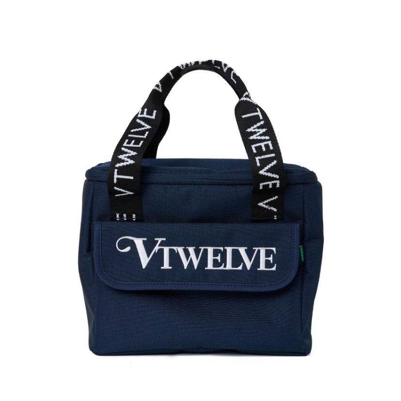 V12 DOUBLE LOGO COOL BAG NAVY