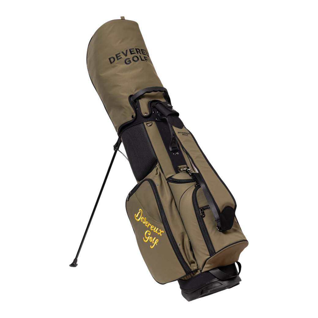 【DEVEREUX GOLF】DVG PIONEER TOWN Logo Assorted CADDI 53 キャディバッグ（DVR-075764811）
