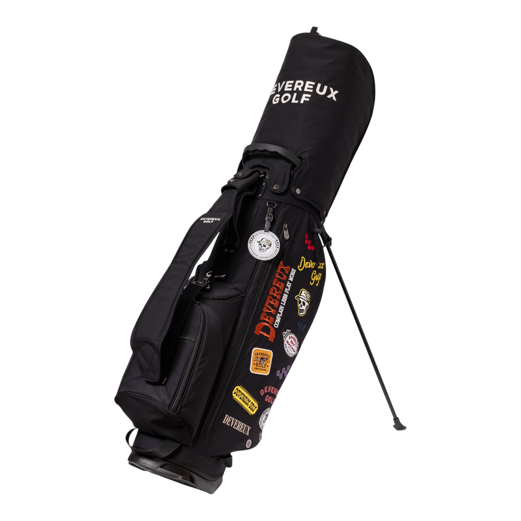 【DEVEREUX GOLF】DVG PIONEER TOWN Logo Assorted CADDI 05 キャディバッグ（DVR-075764811）