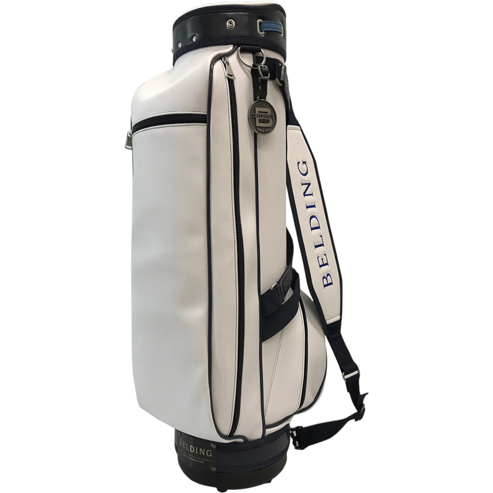 【BELDING】キャディバッグ 8.5インチ ブッシュワーカー RX（8.5インチ）ホワイト・エスプリ／マリーン・グレーズ   (model : HBCB-850148)