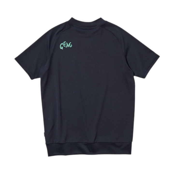 【GREEN EDGE MONKEYS】モックネック Tシャツ ブラック（ZZGEM-40363002）