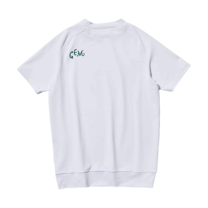 【GREEN EDGE MONKEYS】モックネック Tシャツ ホワイト（ZZGEM-40363002）