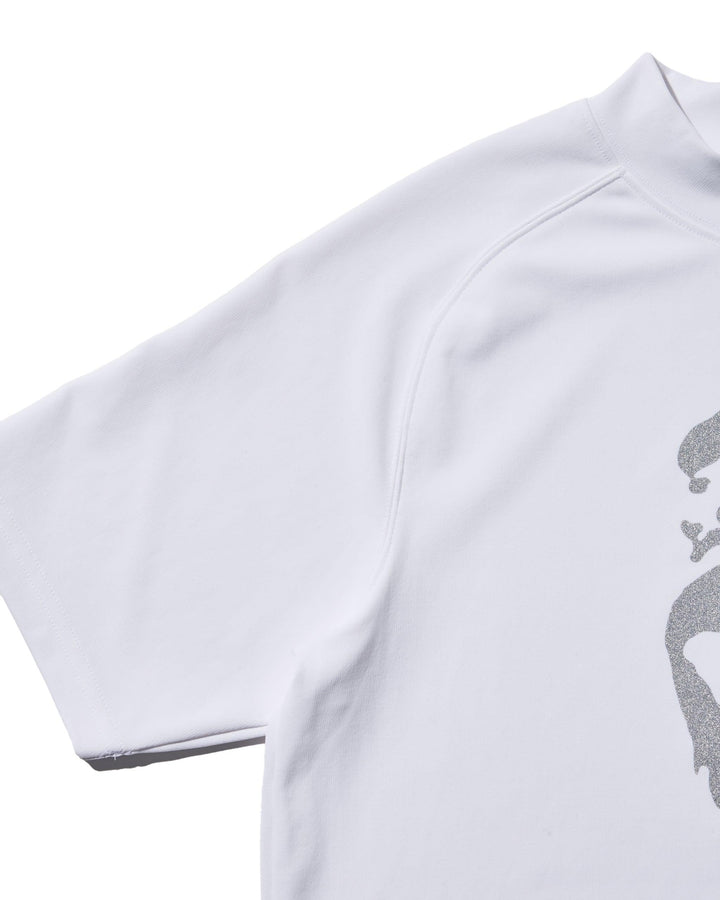 【GREEN EDGE MONKEYS】モックネック Tシャツ ホワイト（ZZGEM-40363002）