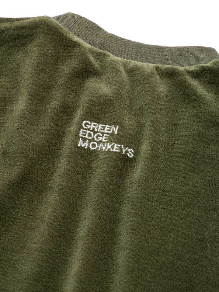 【GREEN EDGE MONKEYS】スニードジャック ベロア カーキ（ZZGEM-60363008）