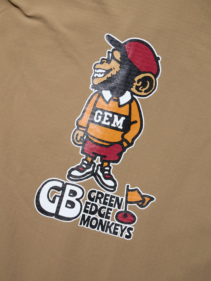 【GREEN EDGE MONKEYS】フリース コーチジャケット ベージュ（ZZGEM-60364001）
