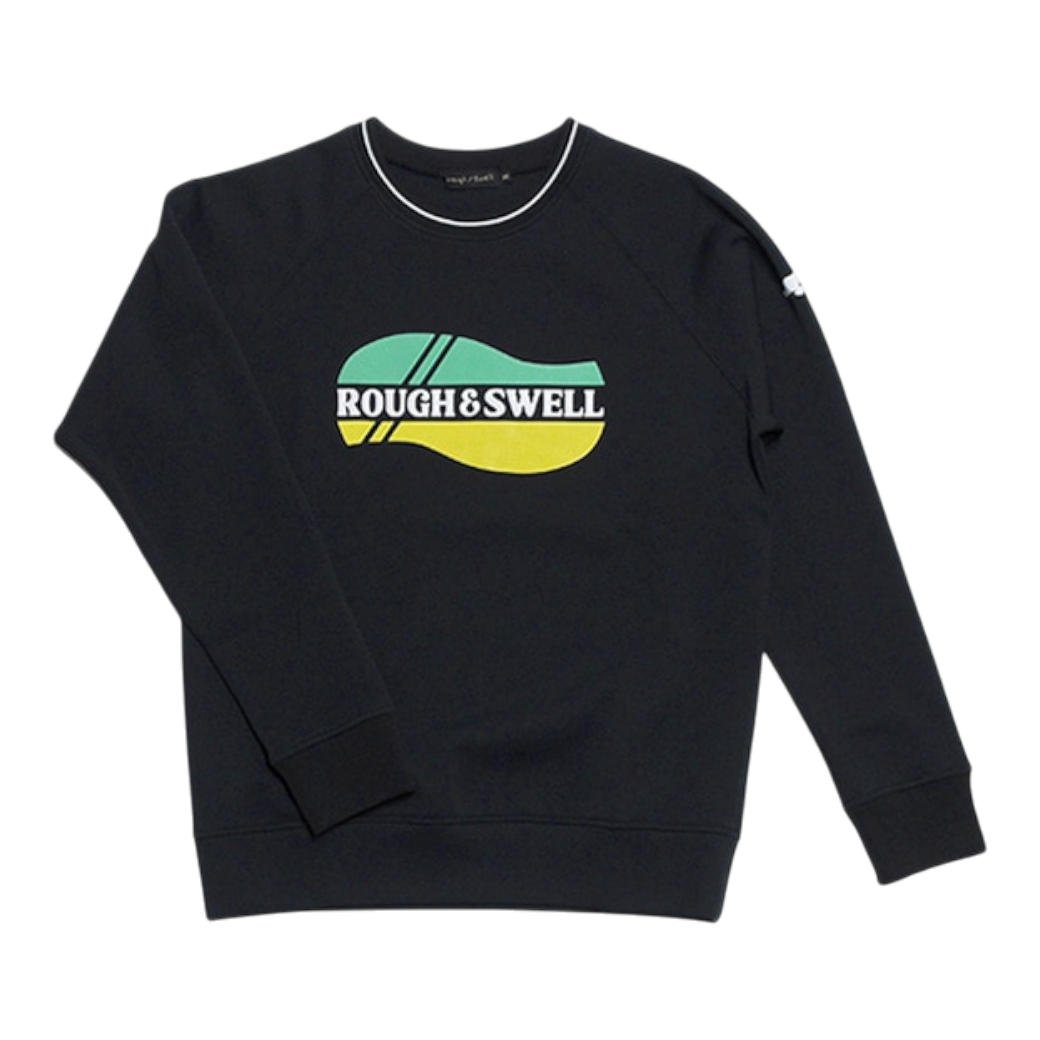 【rough&swell】PACIFIC SWEAT BLACK（ROU-RSM25203）