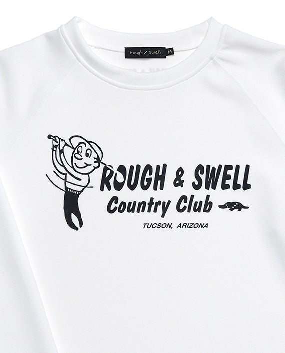 rough&swell COUNTRY CLUB SWEAT WHITE