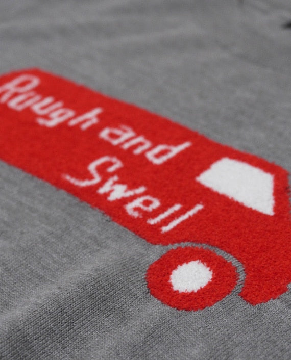 rough&swell RED BUS VEST GRAY