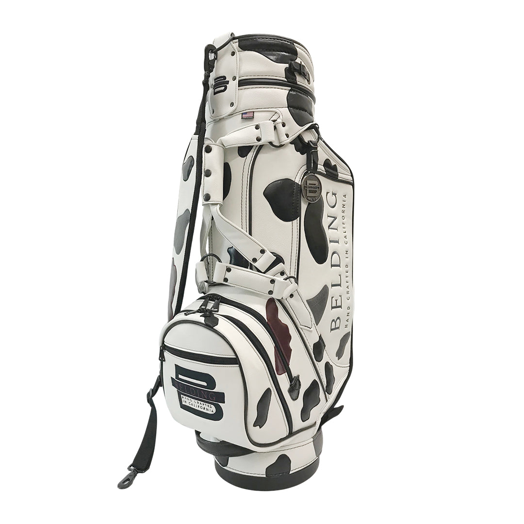 【BELDING】キャディバッグ (8.5) XLスタッフバッグ・カウパッチ with ロゴ   (model : HBCB-850139)