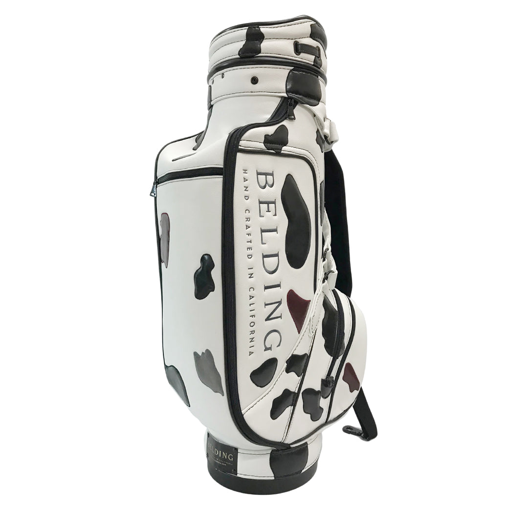 【BELDING】キャディバッグ (8.5) XLスタッフバッグ・カウパッチ with ロゴ   (model : HBCB-850139)