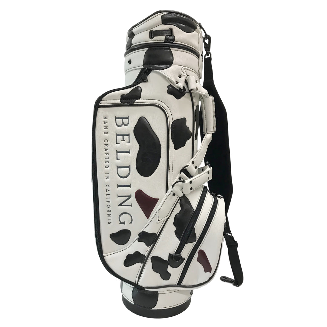 【BELDING】キャディバッグ (8.5) XLスタッフバッグ・カウパッチ with ロゴ   (model : HBCB-850139)