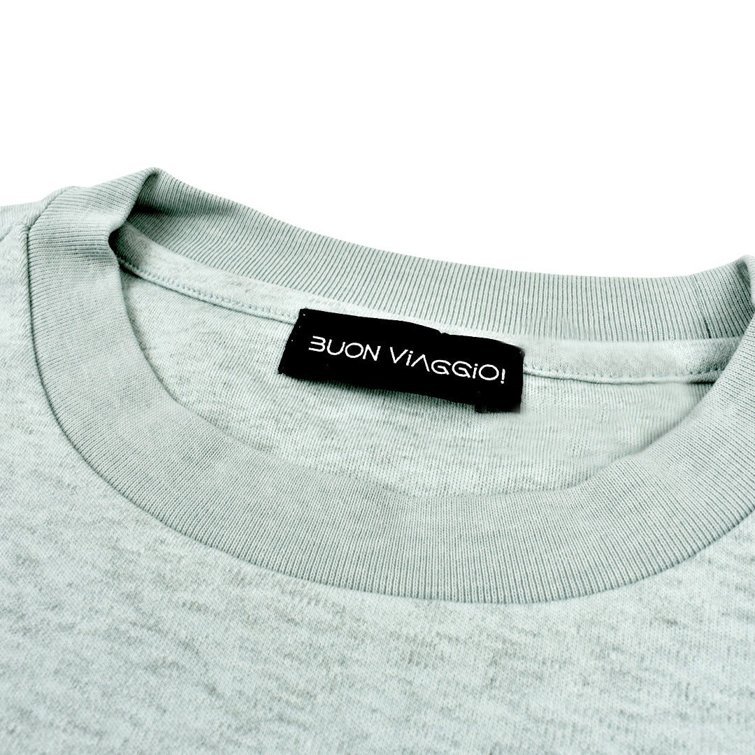 [BUON VIAGGIO] 2025SS Bone Viaggio Short Sleeve T-Shirt L.GREEN (BOV-BV01-L.GREEN) 