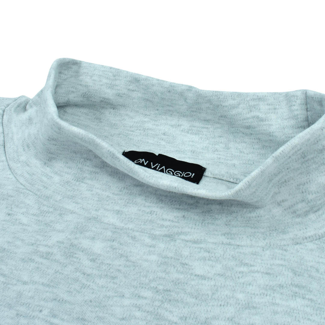 【BUON VIAGGIO】ボーンビアッジョ 半袖モックシャツ OFF WHITE (BOV-BV01M)