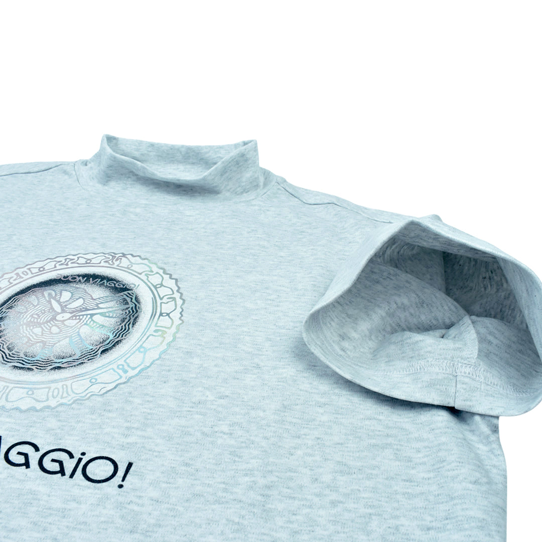 【BUON VIAGGIO】ボーンビアッジョ 半袖モックシャツ OFF WHITE (BOV-BV01M)