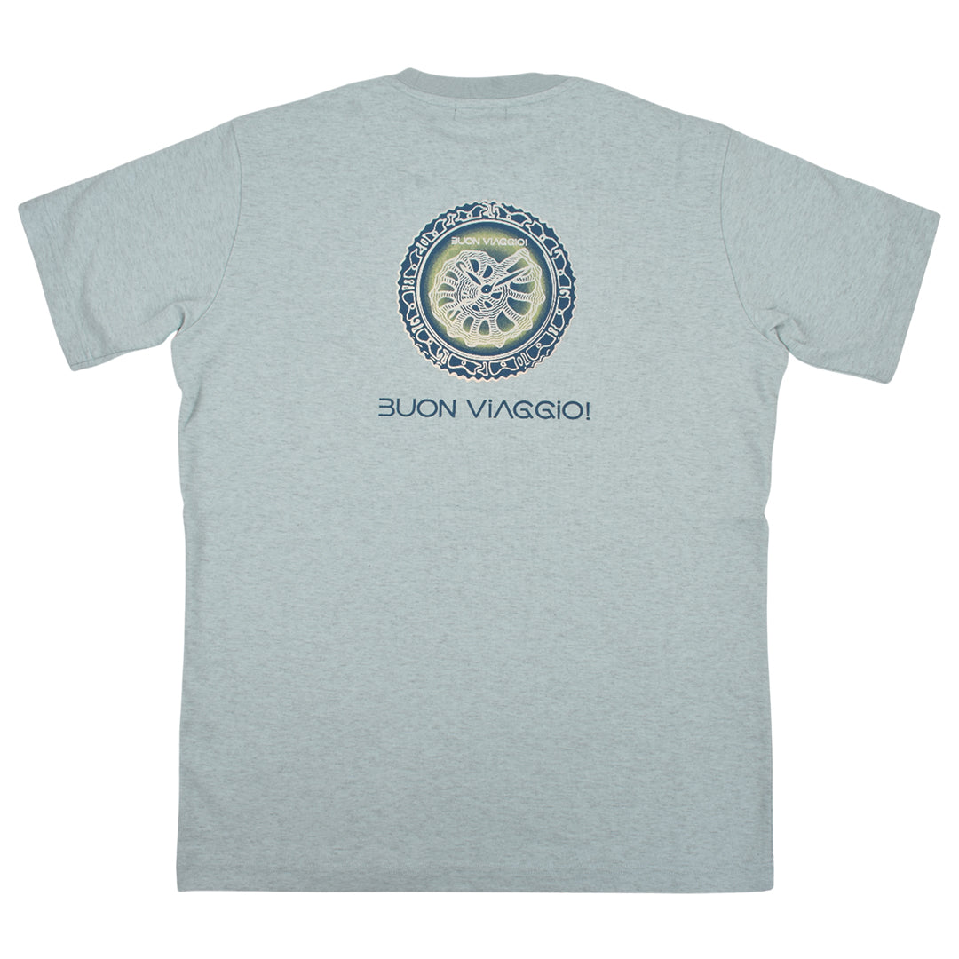 【BUON VIAGGIO】2025ss ボーンビアッジョ 半袖Tシャツ L.GREEN (BV-01-L.GREEN)