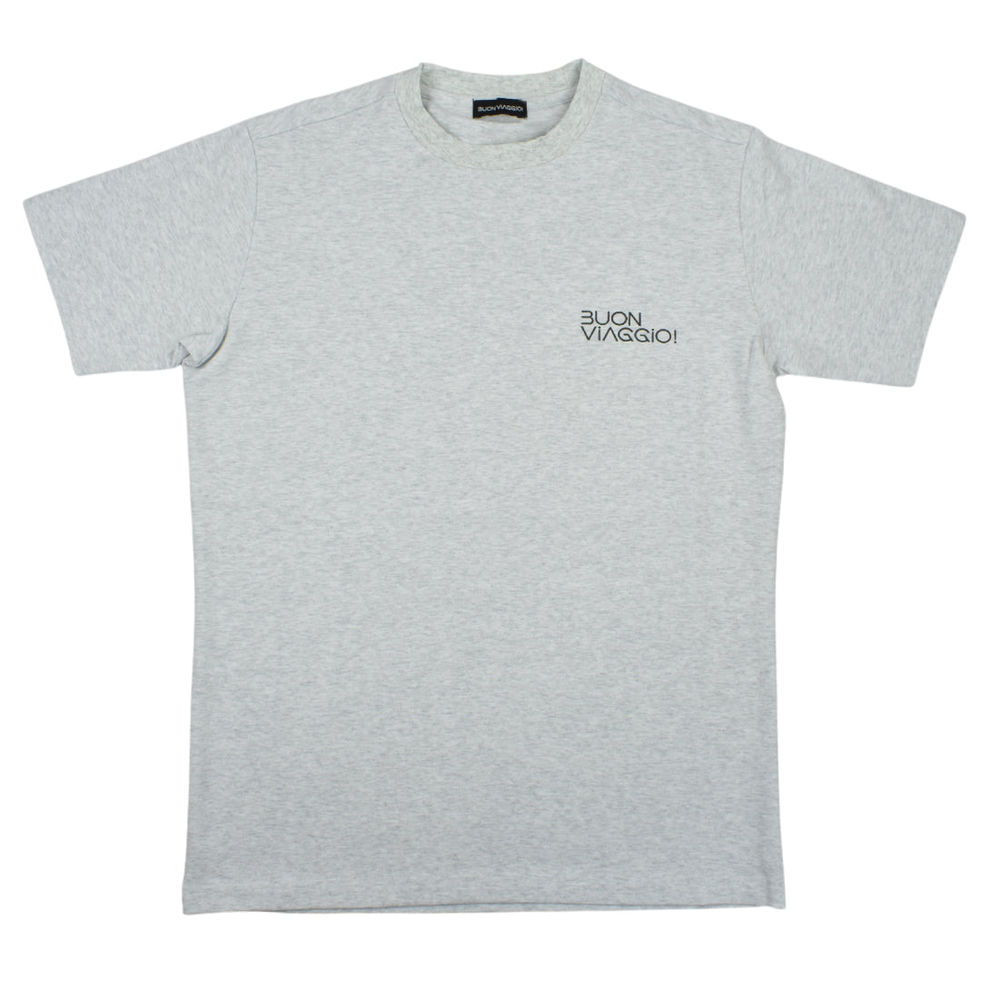 【BUON VIAGGIO】2025ss ボーンビアッジョ 半袖Tシャツ L.GREEN (BV-01-OFF WHITE)