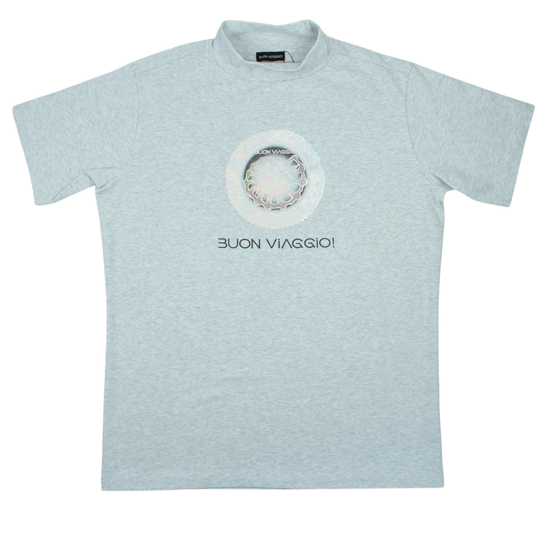 【BUON VIAGGIO】2025ss ボーンビアッジョ 半袖モックシャツ WHITE (BOV-BV01M-OFF WHITE)