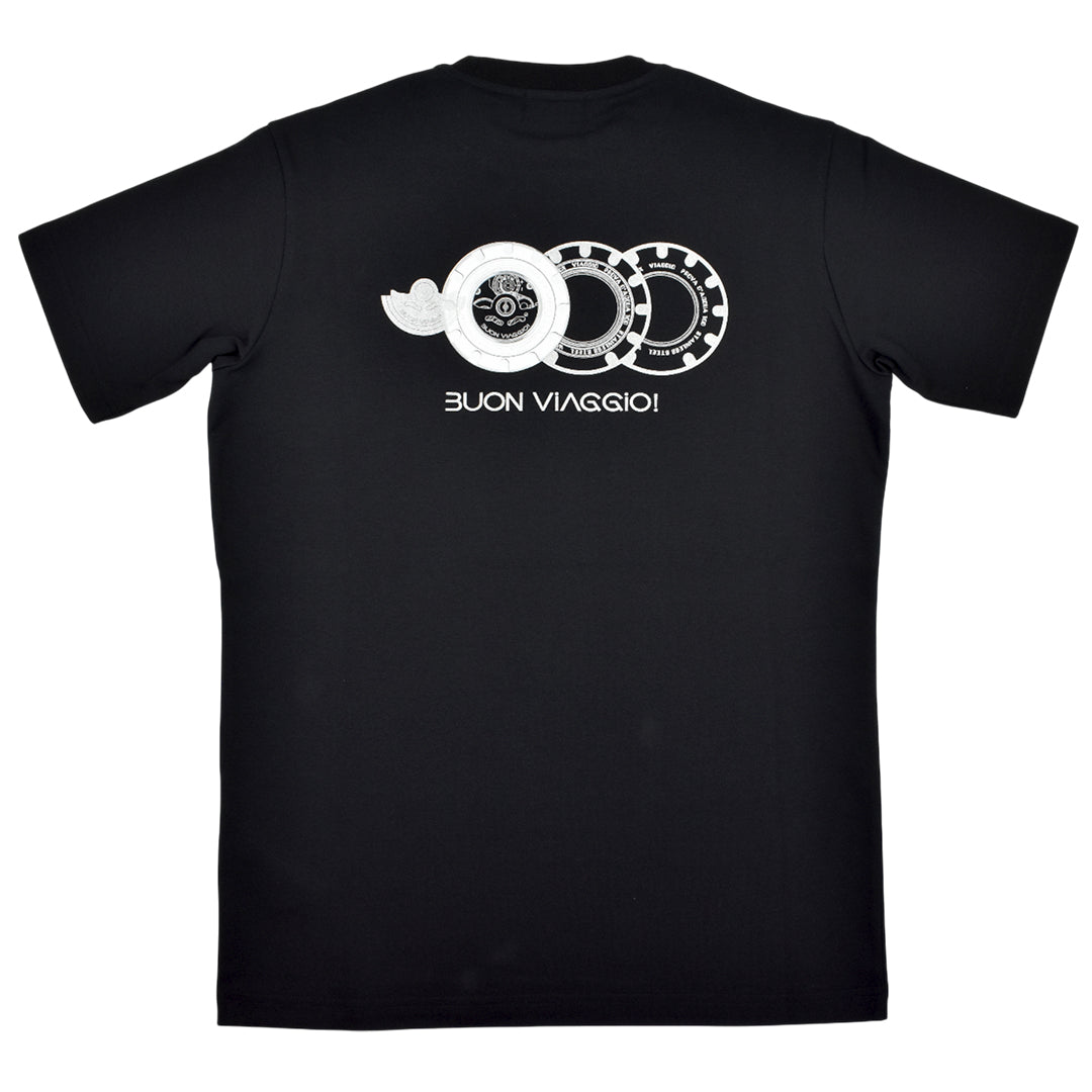 【BUON VIAGGIO】2025ss ボーンビアッジョ 半袖Tシャツ BLACK (BV-05-BLACK)