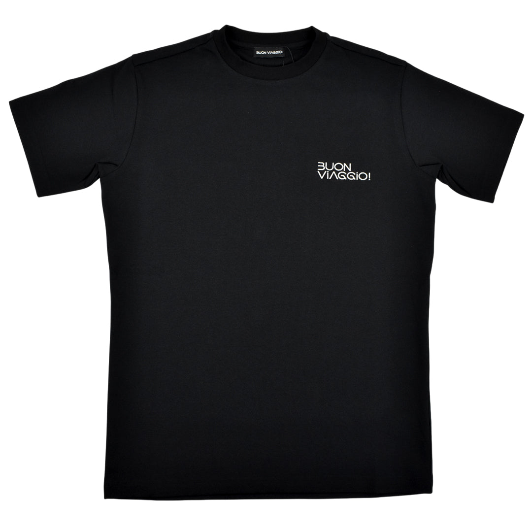 【BUON VIAGGIO】2025ss ボーンビアッジョ 半袖Tシャツ BLACK (BV-05-BLACK)