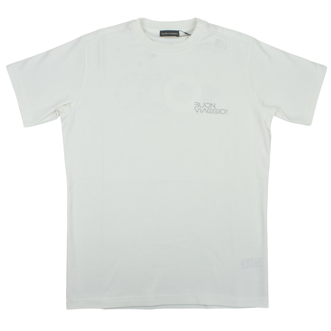 【BUON VIAGGIO】2025ss ボーンビアッジョ 半袖Tシャツ WHITE (BV-05-WHITE)