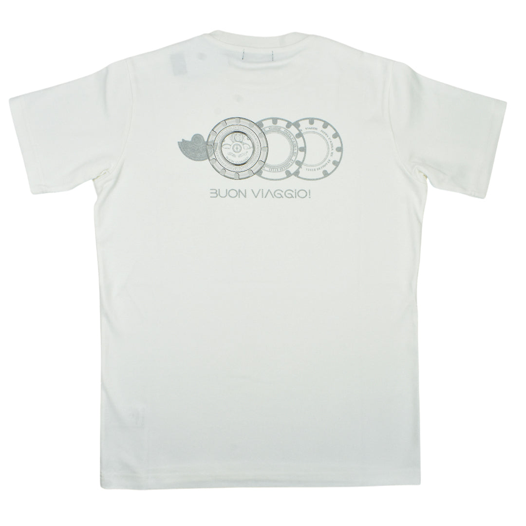 【BUON VIAGGIO】2025ss ボーンビアッジョ 半袖Tシャツ WHITE (BV-05-WHITE)