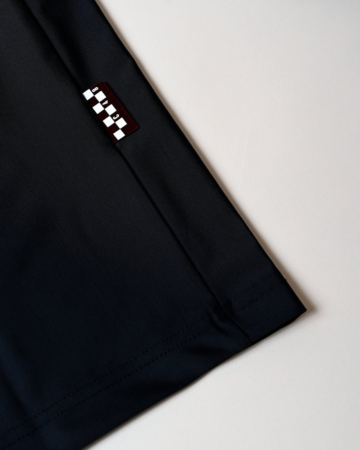 【CHECKER48】Women's LESS SEE-THROUGH MOCK TEE 長袖ハイネック BLACK（CHE-C4800A001W）