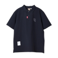 【CHECKER48】BACK DOTS TOUR POLO 半袖ポロシャツ BLACK（CHE-C4800A002）