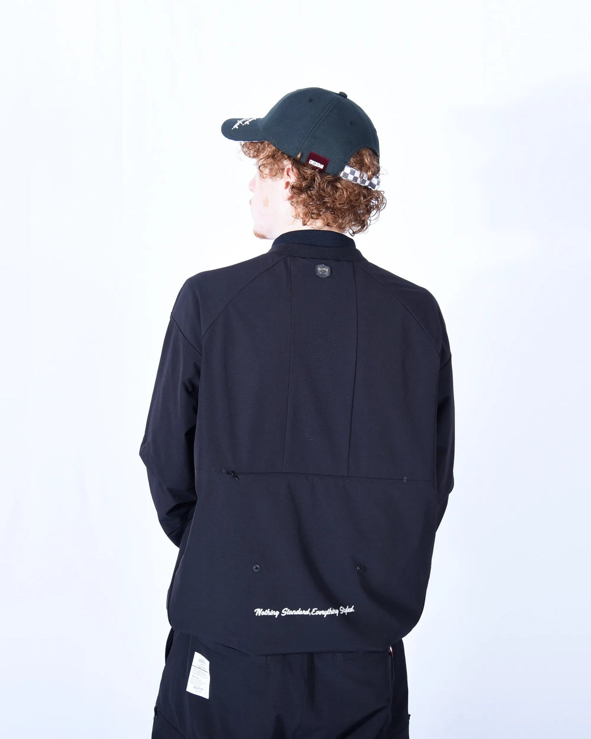 【CHECKER48】RIPSTOP LAB PO JACKET アウター BLACK（CHE-C4800A101）