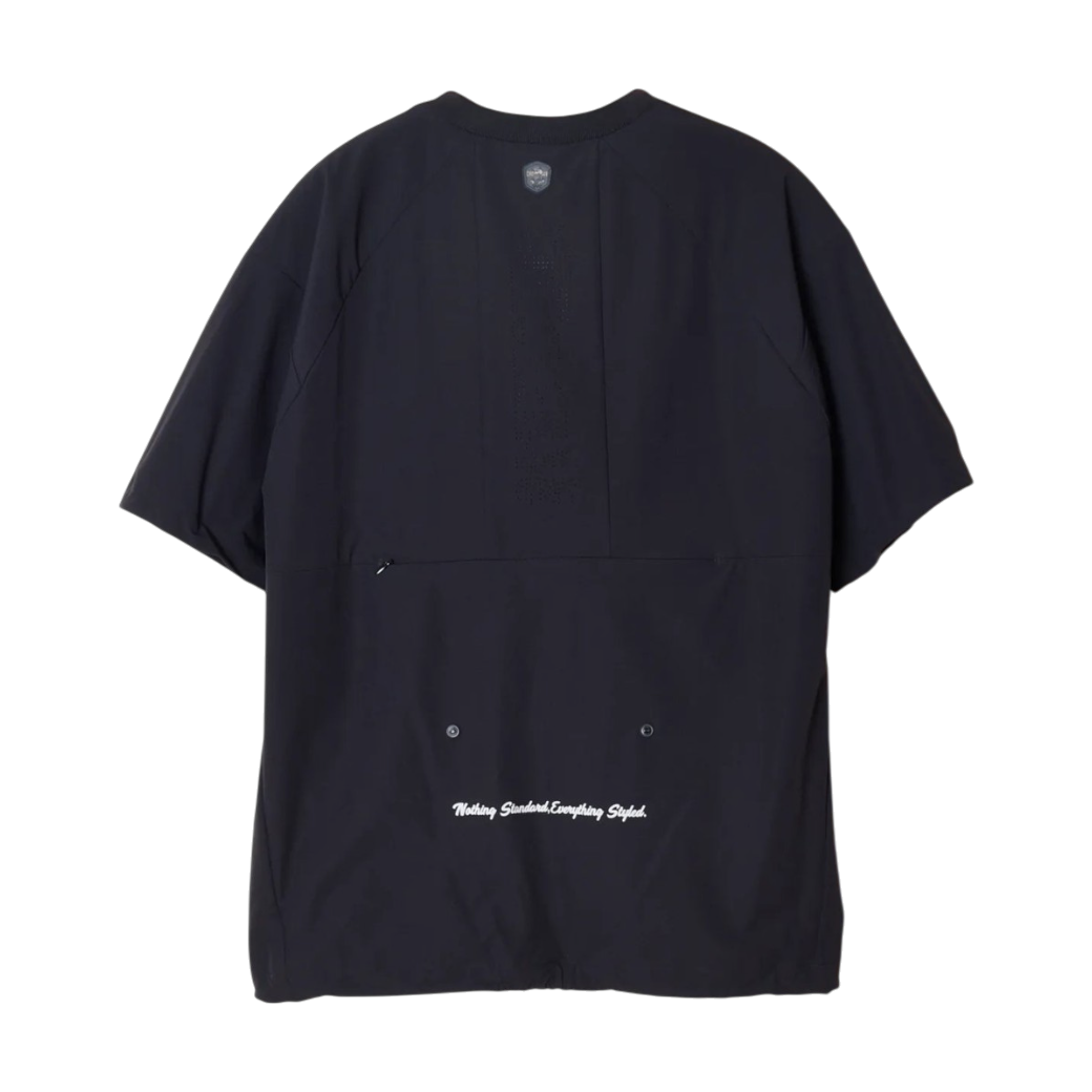 【CHECKER48】RIPSTOP LAB PO JACKET アウター BLACK（CHE-C4800A101）