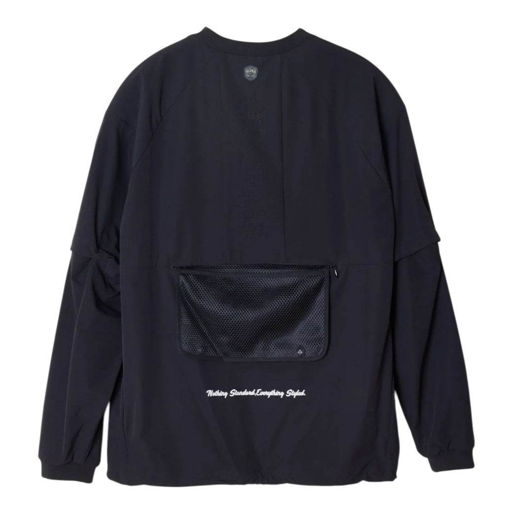 【CHECKER48】RIPSTOP LAB PO JACKET アウター BLACK（CHE-C4800A101）