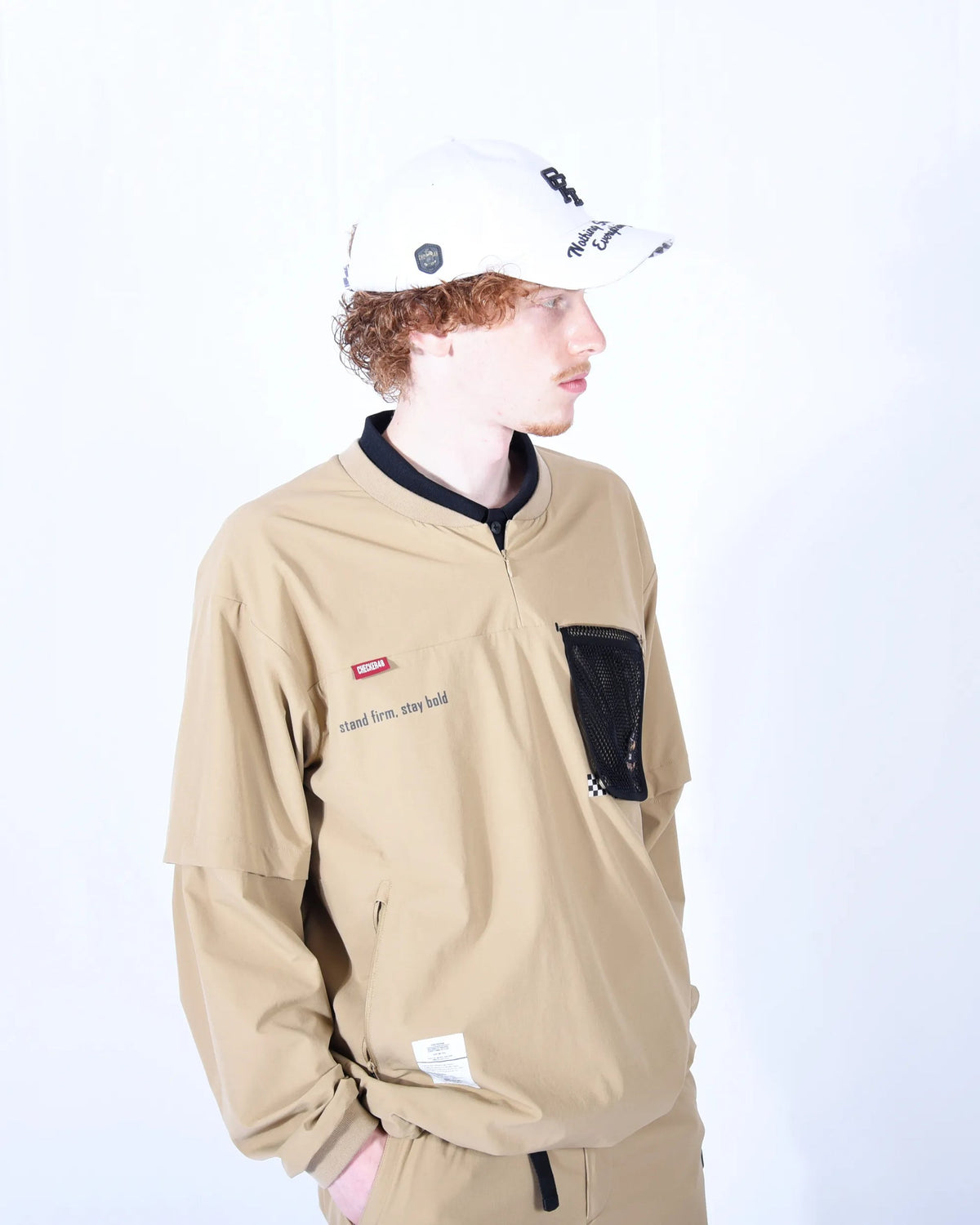 【CHECKER48】RIPSTOP LAB PO JACKET アウター TOBACCO（CHE-C4800A101）